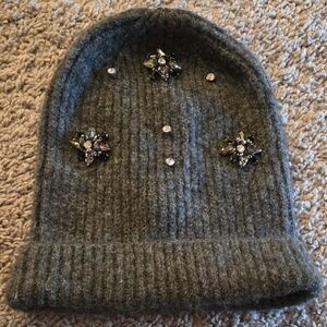 LOFT Charcoal Embellished Women's Beanie